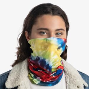 BUFF Original EcoStretch Neck Gaiter, UPF 50 Sun Protection, Breathable, Versatile, Quick Dry Face Mask, Syf Tie Dye, Adult Size