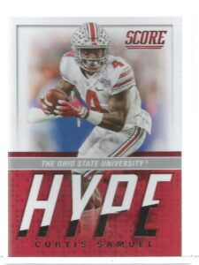 2017 score hype #12 curtis samuel nm-mt