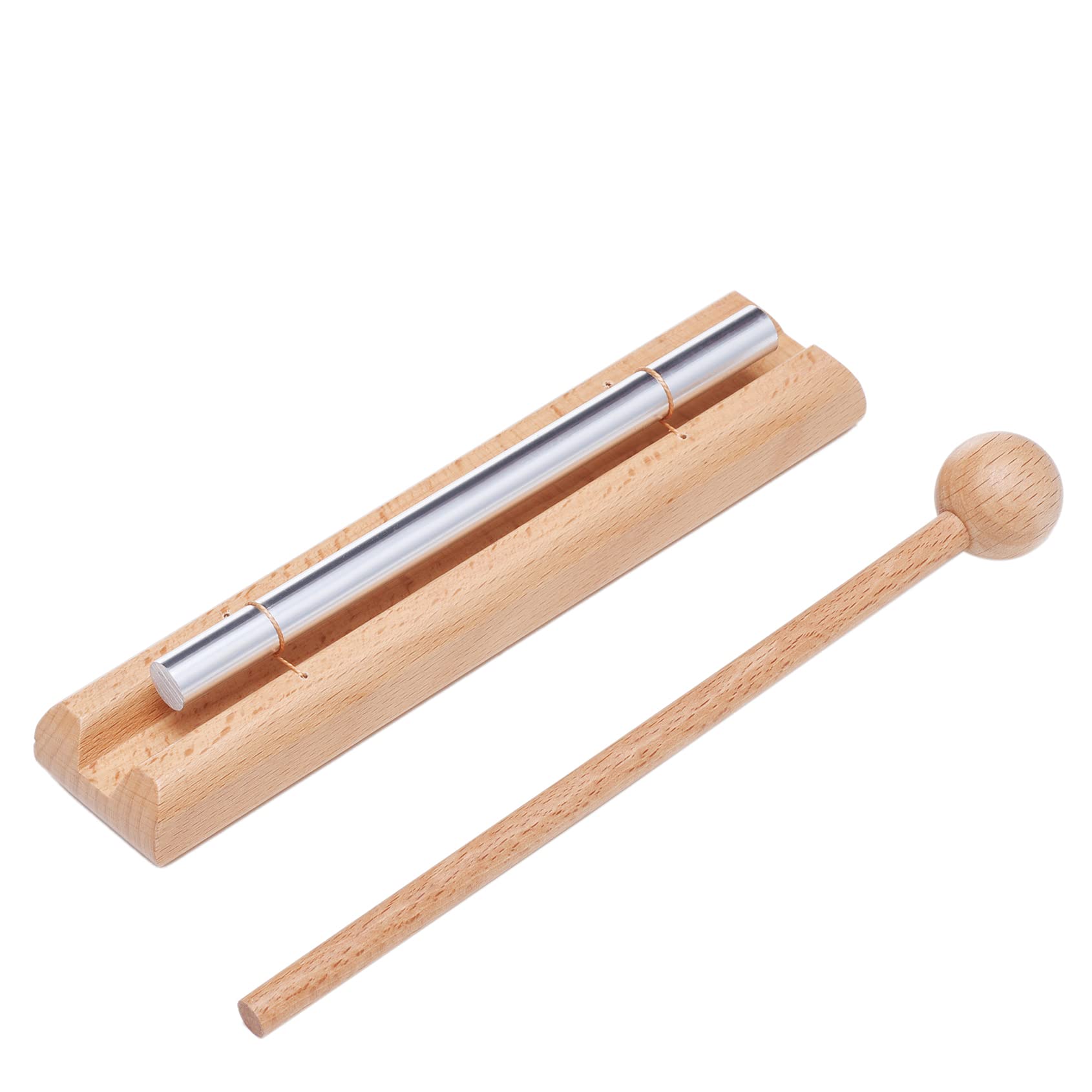 Solo Bell Chime Bar Hand Musical Percussion Instrument for Teachers‘ Classroom Management, Meditation, Meeting, and Sound Therapy