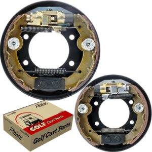 roykaw golf cart brake assembly compatible with ezgo txt pds & yamaha g14-g22, driver & passenger side, oem #70998-g01/70998-g02