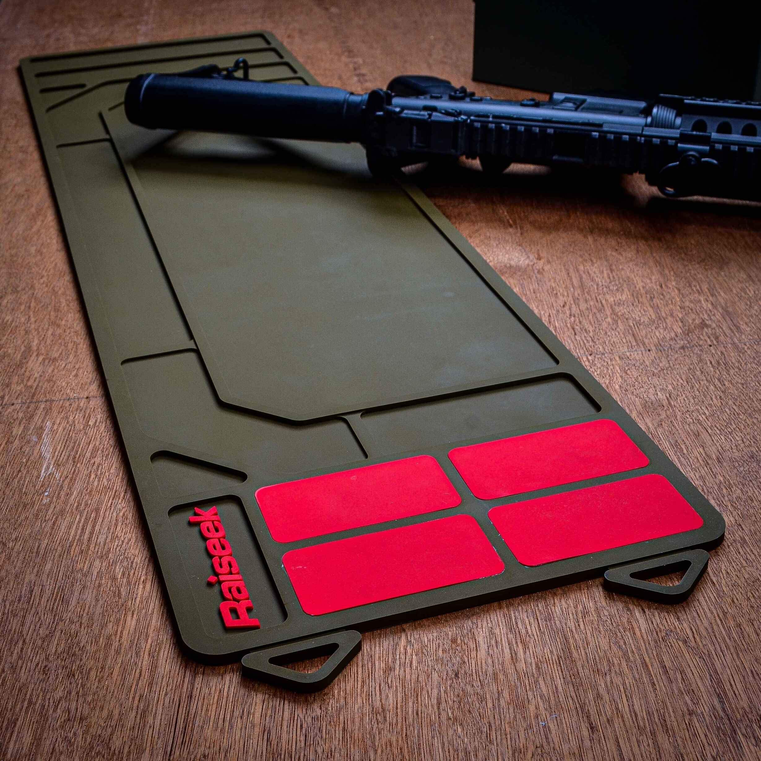 Raiseek Rifle Shotgun Cleaning Mat Gun Cleaning Stand for Cleaning