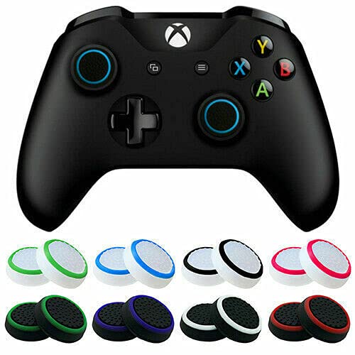 5 Pairs 10 Pcs Silicone Cap Joystick Thumb Grip Protect Cover for Ps3 Ps4 Ps5 Xbox 360 Xbox One Xbox Series X Wii U NSwitch Pro Controllers Game Controllers