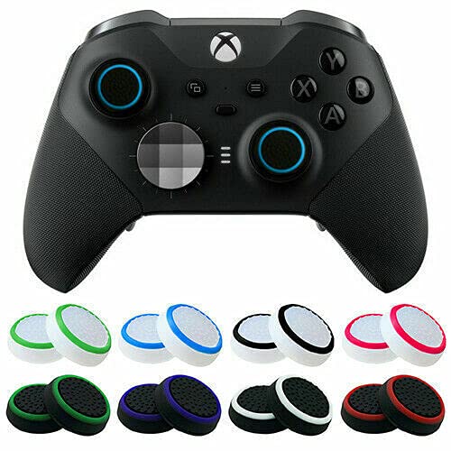 5 Pairs 10 Pcs Silicone Cap Joystick Thumb Grip Protect Cover for Ps3 Ps4 Ps5 Xbox 360 Xbox One Xbox Series X Wii U NSwitch Pro Controllers Game Controllers