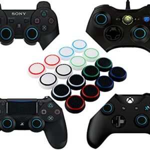 5 Pairs 10 Pcs Silicone Cap Joystick Thumb Grip Protect Cover for Ps3 Ps4 Ps5 Xbox 360 Xbox One Xbox Series X Wii U NSwitch Pro Controllers Game Controllers