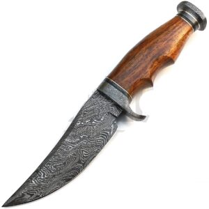 PAL 2000 HUNTING KNIVES HUN-9104 Custom Knife Handmade Damascus Steel Knife With Sheath