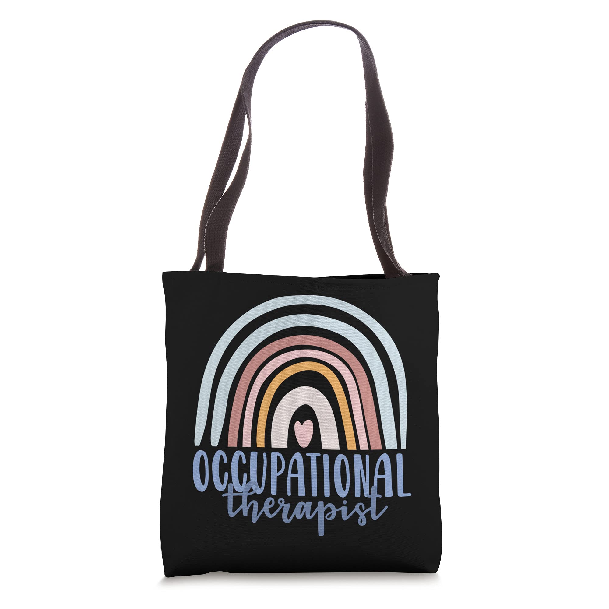 Occupational Therapy Worker OT Boho Rainbow Retro Gift Tote Bag