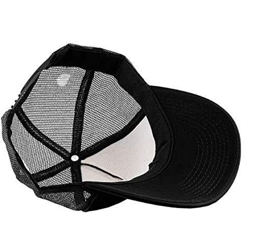 ALLNTRENDS Adjustable Trucker Hat Capsule Corp Embroidered Mesh Baseball Cap Adult Graphic Anime Hats (White)