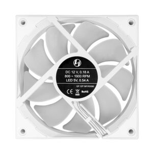 Lian Li ST120-3W White 3 Pack, ARGB 120mm LED PWM, with Fan Controller