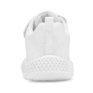 Hetios White Tennis Shoes for Girls Boys Breathable Athletic Tennis Shoes Children (Toddler/Little Kid/Big Kid) 1 M US