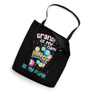 Bingo Grandma Bingo Gifts For Grandma Bingo Player Tote Bag