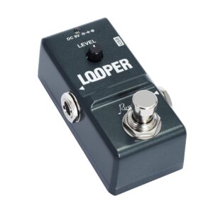 Rowin Nano Looper Pedal for Electric Guitar Effect 48Khz 24bit of Looping Unlimited Overdubs Suitable for Beginners or Solo Creators