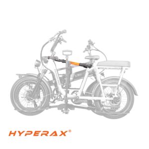 Hyperax Adapter Fits Up to 70lbs for E Bike Hitch Platform Rack, Perfect for LECTRIC, RAD Power, AVENTON, and Other Step Thru or Folding E Bikes.