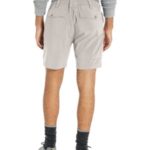 Mossy Oak Standard Fishing Shorts for Men Quick Dry Flex, Cool Gray, 2X-Large