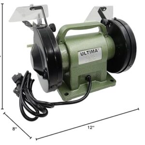 Ultima Scissor Sharpener - Benchtop Grinder & Polisher with Convexing Clamp for Prossional Quality Scissor & Shear Sharpening