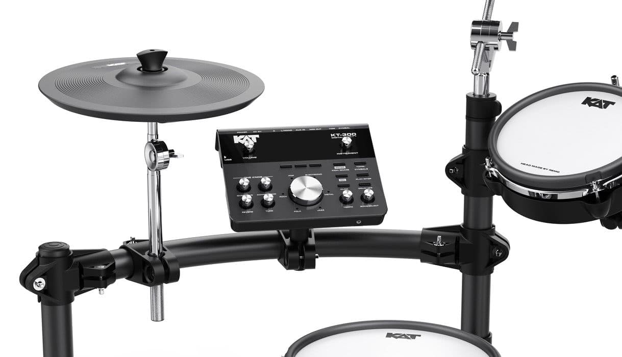 KAT Percussion Electronic Drum Set, Black (KT-300)