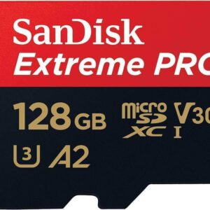 SanDisk Extreme Pro MicroSD Card 128GB Memory Card for DJI Air 2S Drone (SDSQXCY-128G-GN6MA) Class 10 Video Speed V30 UHS-I U3 160MB/s SDXC Bundle with (1) Everything But Stromboli Micro Card Reader