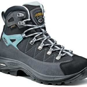 ASOLO Finder GV Hiking Boot - Women's Grey/Gunmetal/Pool Side 8