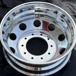 Generic 19.5 inch x6 aluminum wheels extra Polished Dual Wheel PCD 10HOLES X 225MM for 2005-2021 FORD F450 F550 DODGE 4500 5500