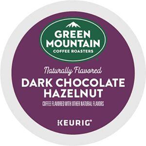 Green Mountain Coffee Roasters Dark Chocolate Hazelnut Coffee, Keurig Single Serve K-Cup Pods, 72 Count (6 Packs of 12)