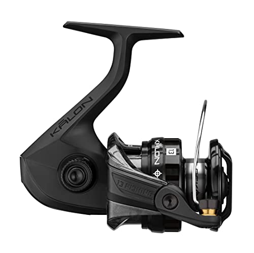 13 FISHING - Kalon O Blackout Spinning Reel - 5.2:1 Gear Ratio - 2.0 Size (Salt+Fresh) - KLO-5.2-2.0