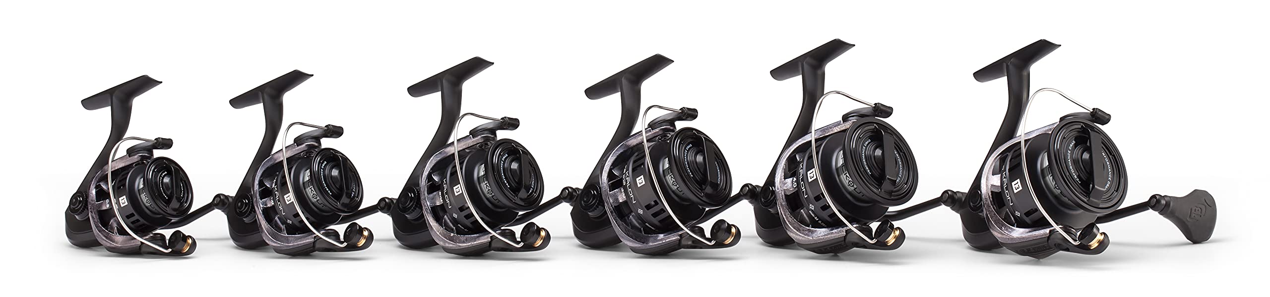 13 FISHING - Kalon O Blackout Spinning Reel - 5.2:1 Gear Ratio - 5.0 Size (Salt+Fresh) - KLO-5.2-5.0