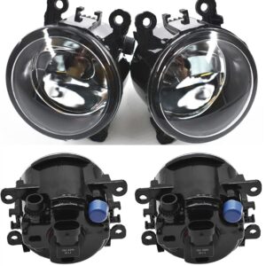 munirater Pair of Clear Lens Driving Fog Lights Bumper Lamps with Bulbs Replacement for 2012-2014 Focus S/SE/SEL/Titanium models