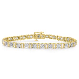 Femme Luxe Eva Miracle Set Diamond Tennis Bracelets for Women, Hypoallergenic, 925 Sterling Silver, Size 7.50 or 7.25 (Eva 3)