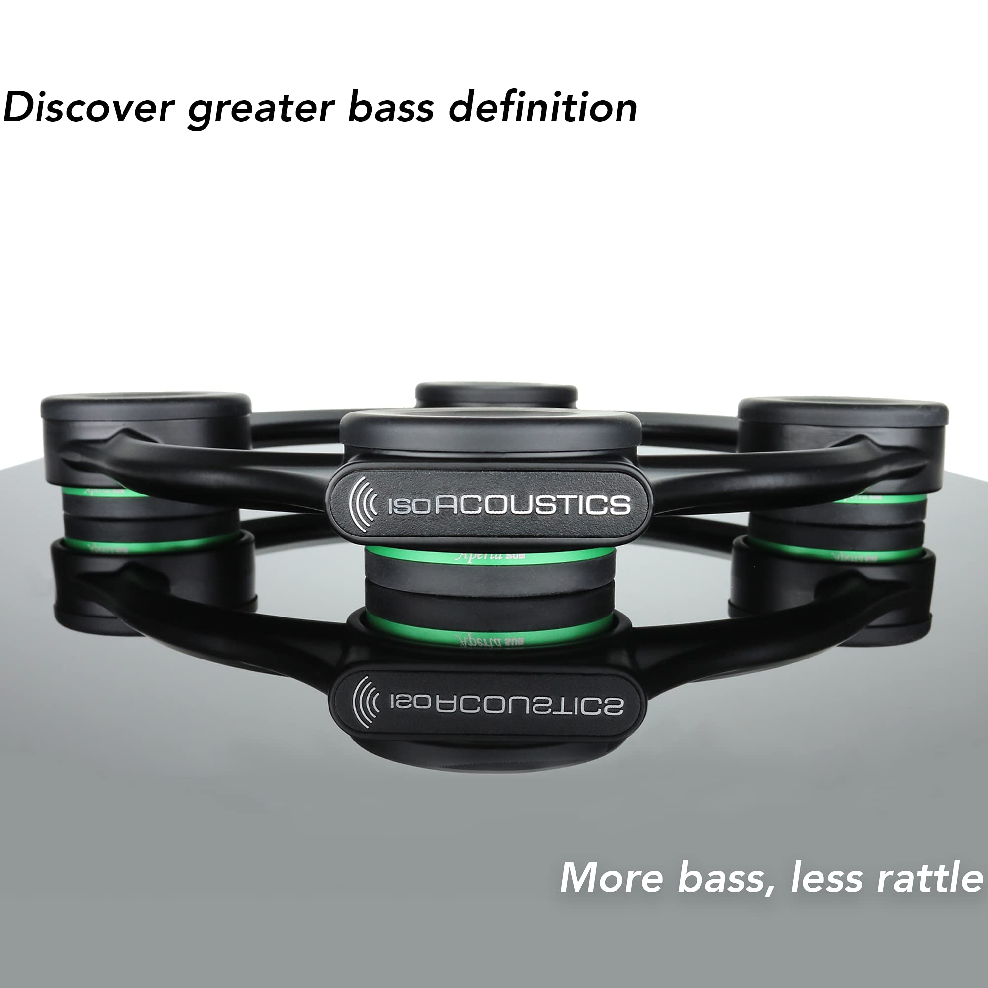 IsoAcoustics Subwoofer Isolation Stand: Aperta Sub (10.5" W x 11.5” D)