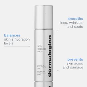 Dermalogica Smart Response Serum for face - Hydrating Soothing Facial Serum To Improve Fine line, Wrinkle, and Dark Sport, with Gallic Acid, All Skin Types - 1.0 fl oz