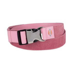 dickies fabric streetwear tactical belt, pink cord, small/medium