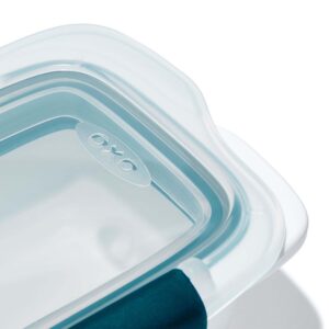 OXO Good Grips Prep & Go 2-Pack 0.6 Cup/0.14 L | Leakproof Food Storage | Ideal for spillproof snacking | BPA Free | Microwave Safe | Dishwasher Safe | Freezer Safe | Odor and Stain Resistant