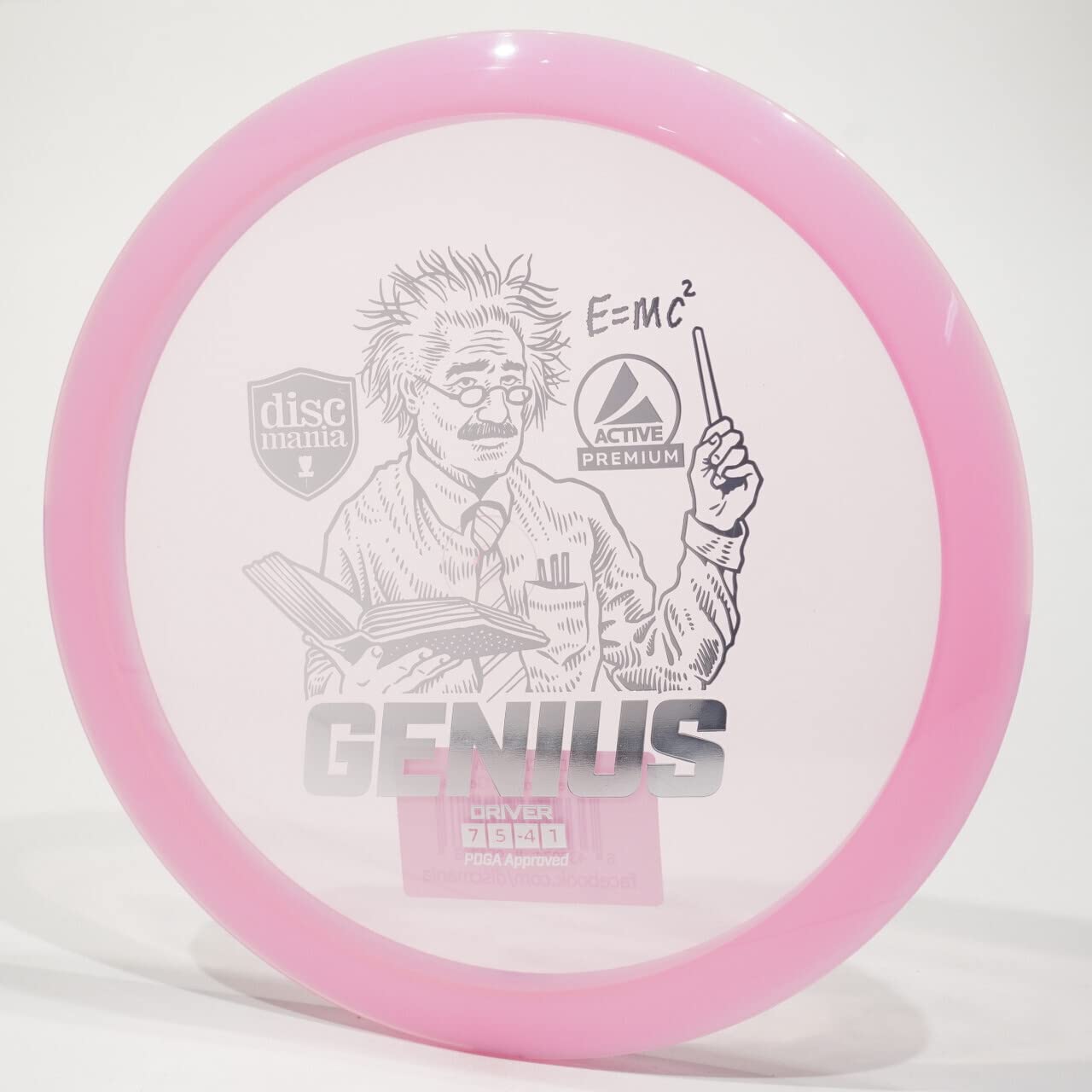 Discmania Active Genius (Premium) Fairway Driver Golf Disc, Pick Weight/Color [Stamp & Exact Color May Vary] Yellow 170-172 Grams