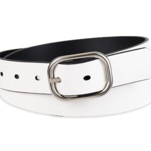 Dickies Women's Reversible Belt, Black/White, Small