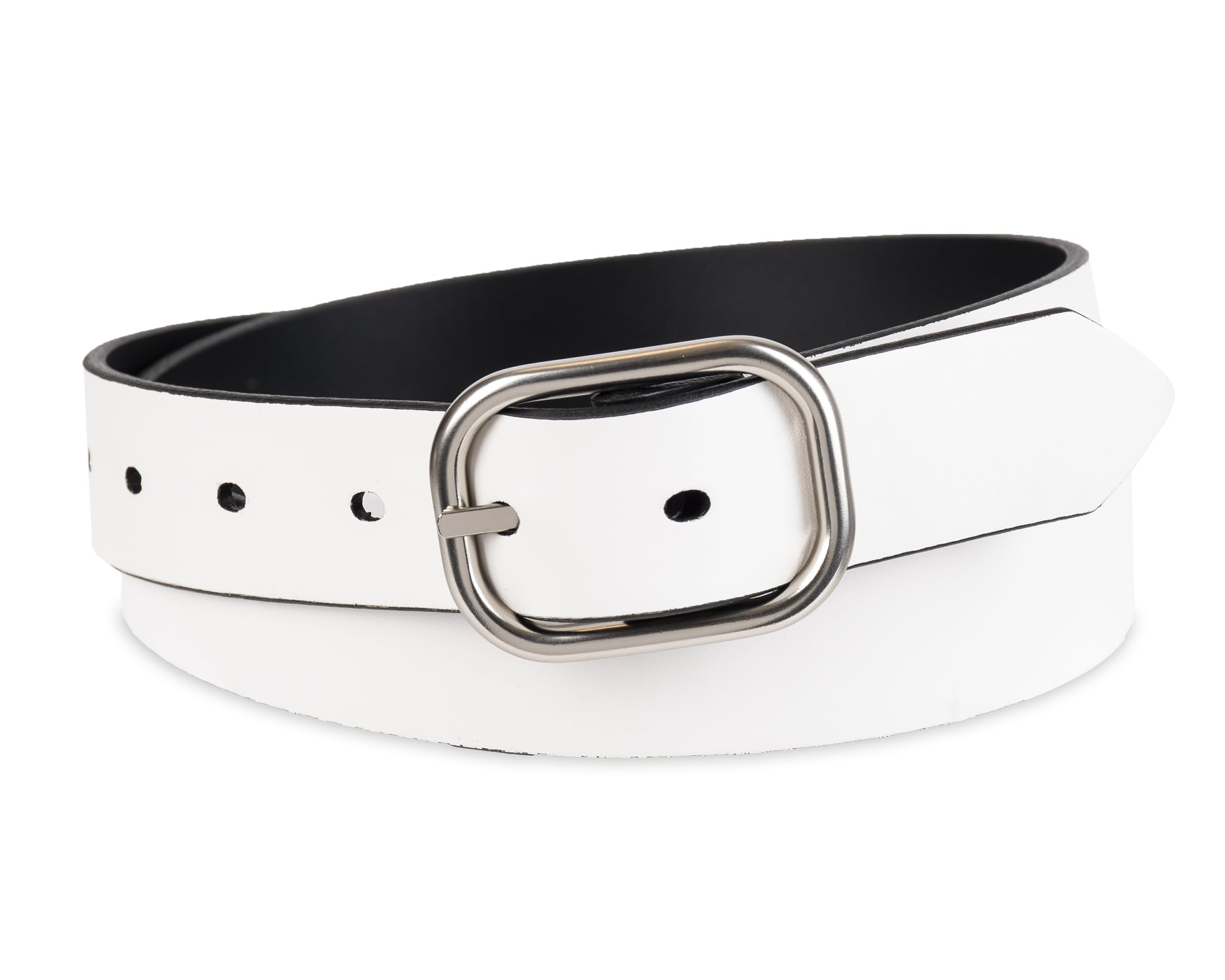 Dickies Women's Reversible Belt, Black/White, Small