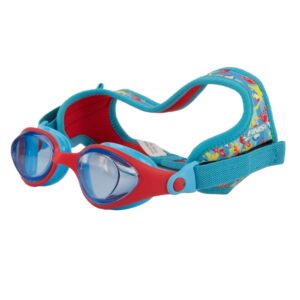 FINIS DragonFly Goggles - Kids Swim Goggles for Ages 4-12 with UV Protection, Buoyant Neoprene Strap, and Durable Lenses - PVC- and Latex-Free - Crab