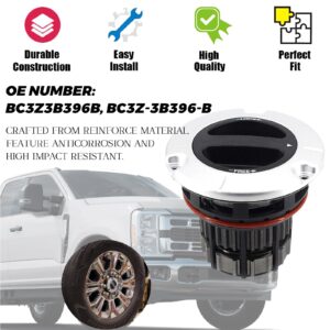 TUNTUN 4WD 4x4 Locking Hub Front Wheel Manual Locking Hubs Axle Link Assembly Fit for Ford F250 F350 F450 F550 Super Duty 2005-2018, Replace BC3Z-3B396-B 600-220 BC3Z3B396B (2PC)