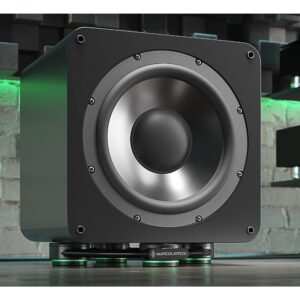 IsoAcoustics Subwoofer Isolation Stand: Aperta Sub (10.5" W x 11.5” D)