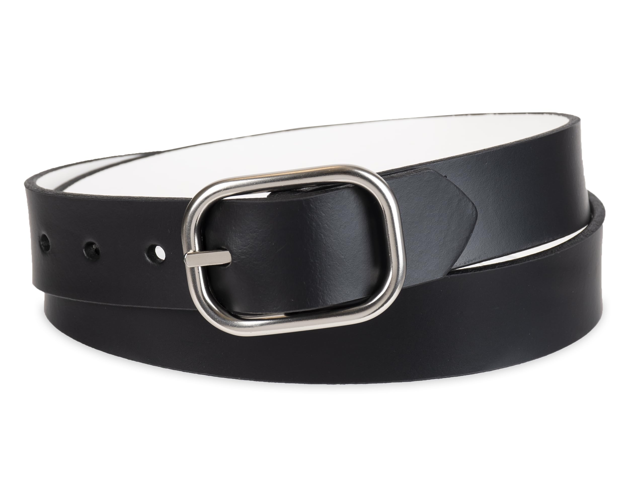 Dickies Women's Reversible Belt, Black/White, Small