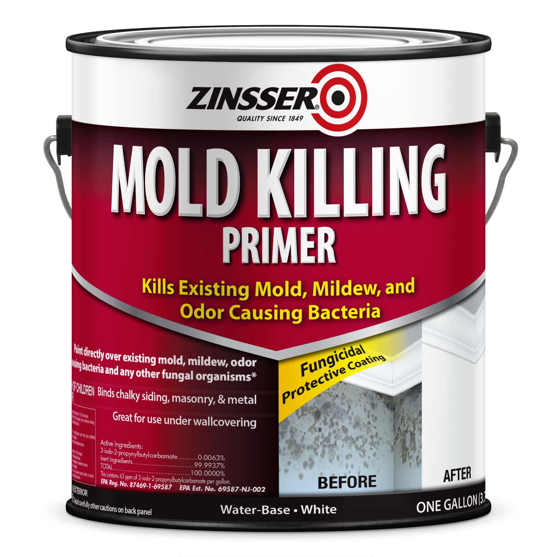 Zinsser 276049 Mold Killing Primer, Gallon