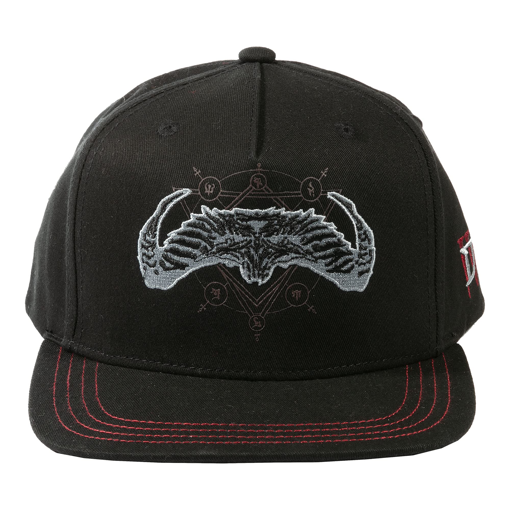 JINX Diablo IV Return to Darkness Baseball Snap Back Hat, Black, Adult Size