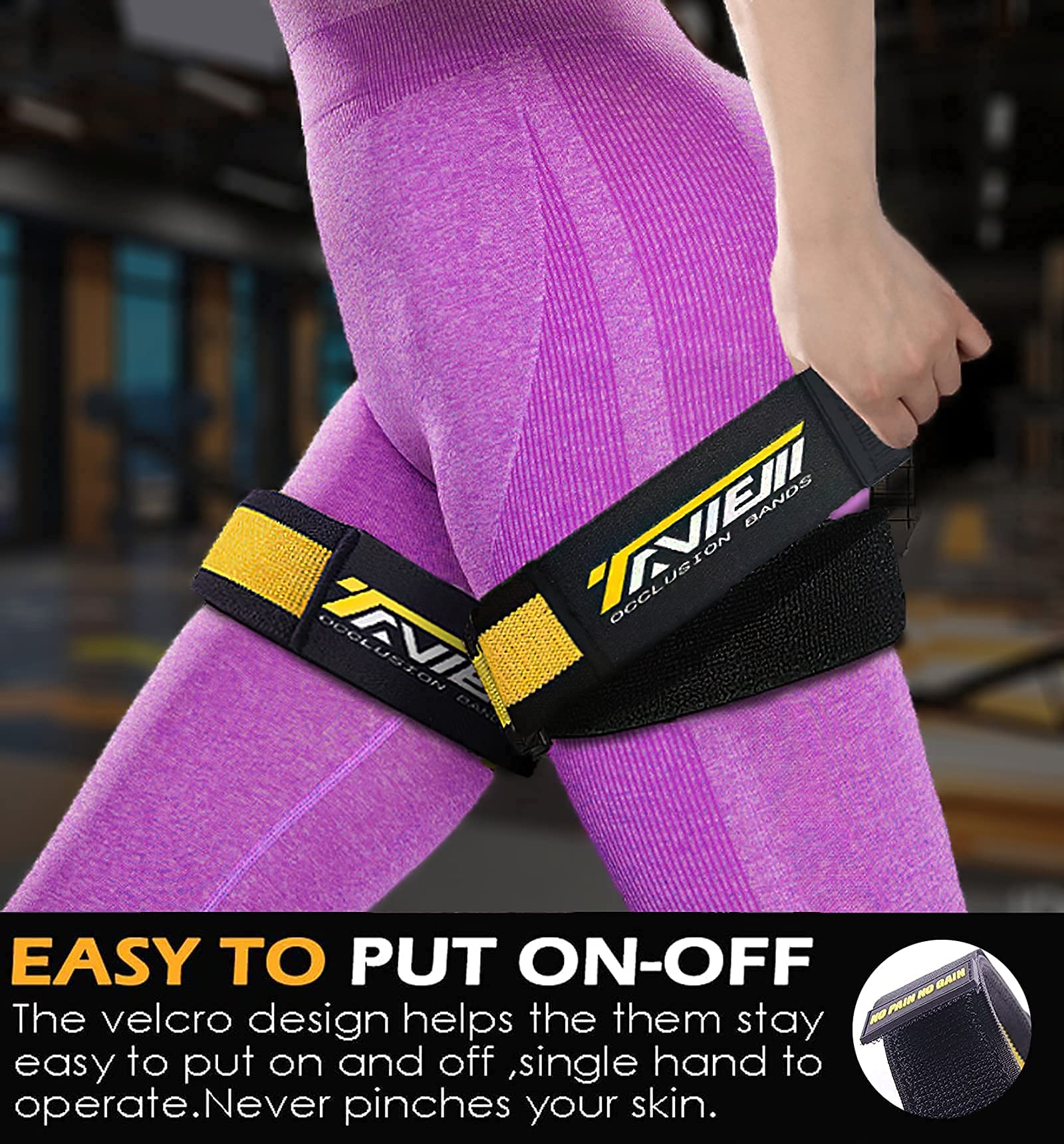 Occlusion Bands for Women Glutes & Hip Building, Blood Flow Restriction Bands BFR Bundle Booty Bands, Best Fabric Resistance Bands for Exercising Your Butt, Squat, Thigh, Fitness