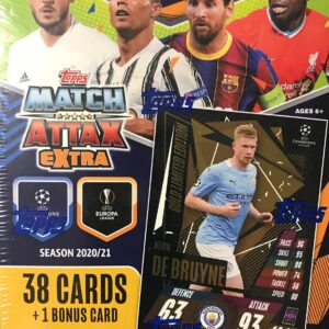 2020-21 Topps Match Attax Extra UEFA Soccer Hanger Box