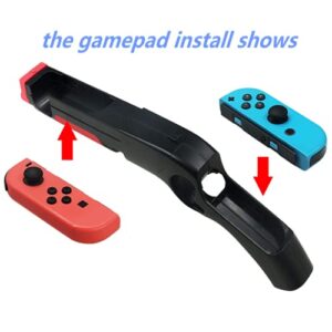 game Gun Controller,1 pack Gun Handle Grip hunting games for nintendo Switch:Call of Juarez, Sniper Elite 3, Big Buck Hunter, Resident Evil, Hunting Simulator, Doom 4, Splatoon 2