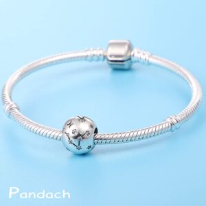 Pandach 12 Zodiac Sign Birthday Charms 925 Sterling Silver Birthstone Charms Fits Women's Charm Bracelet Necklace Bangle Gifts for Womens Friends