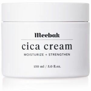 Meebak Cica Korean Face Moisturizer 5 fl oz for Women, Anti-Aging, Neck, Chest, Day and Night Cream