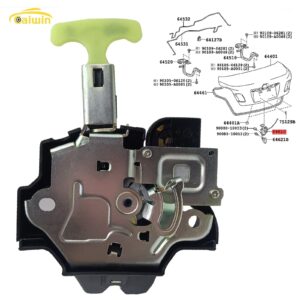 Trunk Lid Latch Lock Actuator with Automatic Keyless Entry Trunk Lock Compatible with Toyota Camry 2007 2008 2009 2010 2011 Replaces 64600-06010, 931-860, 64600-33120