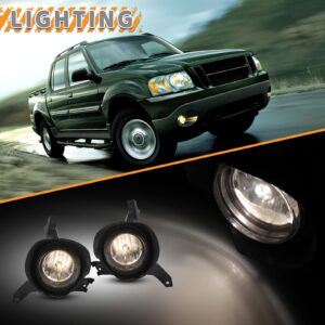 AUTOWIKI For 2001 2002 2003 FORD EXPLORER SPORT, 2001-2005 FORD EXPLORER SPORT TRAC Fog Lights Lamps Assembly 42W