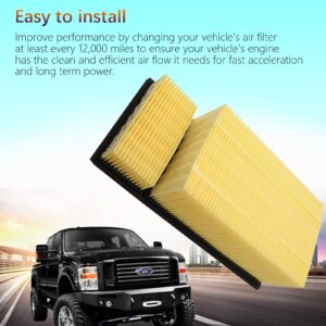 FA-1902 Air Filter, FA1902 Air Filter, FA 1902 Filter Compatible with Ford F250 F350 F450 F550 F650 F750 Powerstroke 6.7L Diesel 2011-2016 Replace BC3Z9601A by BOOTOP