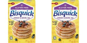 betty crocker bisquick baking mix, gluten free pancake and waffle mix, 16 oz box (pack of 1) pack of 2