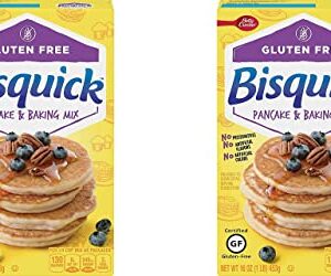 Betty Crocker Bisquick Baking Mix, Gluten Free Pancake and Waffle Mix, 16 oz Box (Pack of 1) Pack of 2